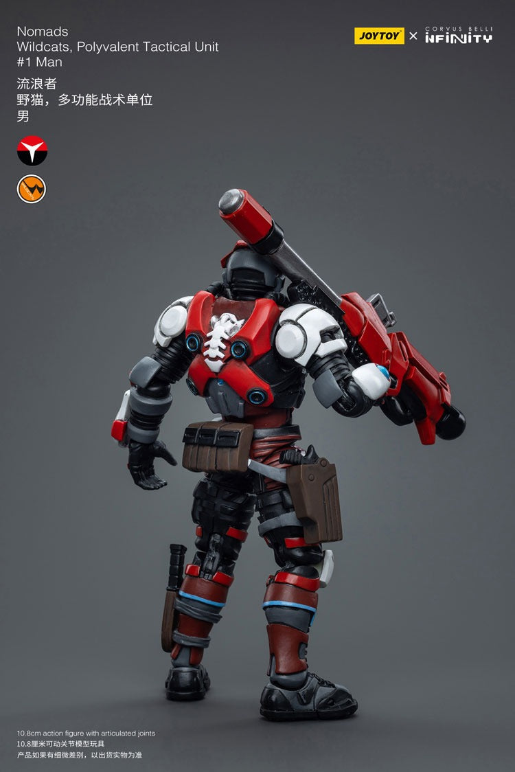 Joytoy Corvus Belli Infinity Nomads Wildcats Polyvalent Tactical Unit #1Man