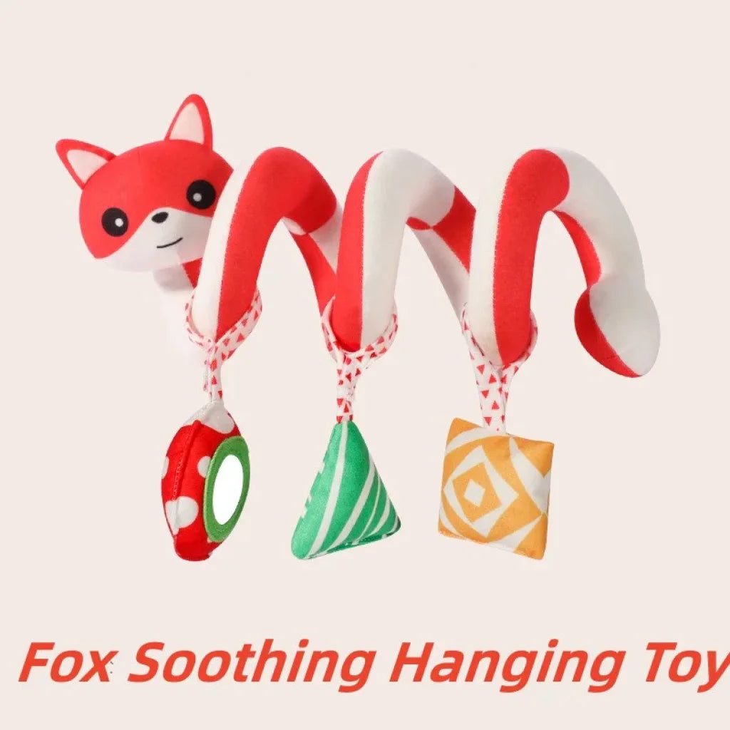 Animal Montessori Stroller Soft Plush Fox A