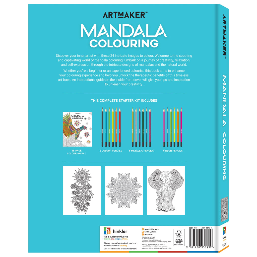 Hinkler Art Maker Mandala Colouring Artmaker