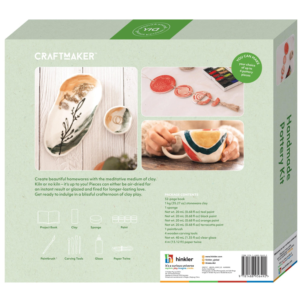 Hinkler Craft Maker Handmade Pottery Kit Deluxe Craft Maker