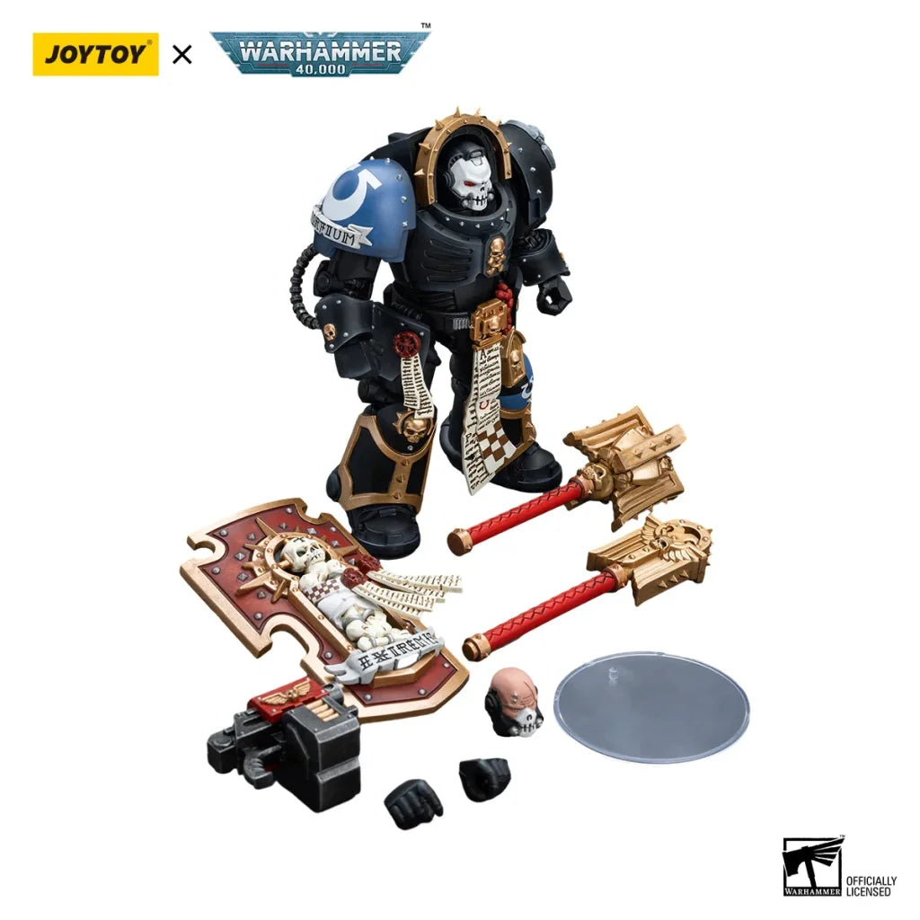 JOYTOY Warhammer 40k 1/18 Action Figures Ultramarines Chaplain in Terminator Armour - Terminator Armour / 15cm