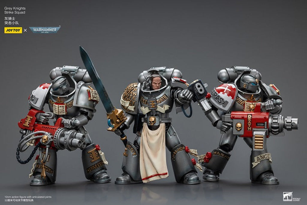 Joytoy Warhammer 40K Grey Knights Strike Squad Knight With Psycannon Jt9015 Warhammer