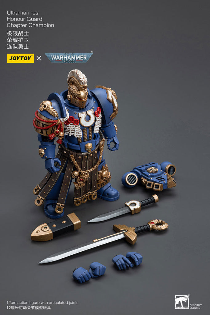 Joytoy Warhammer 40K Ultramarines Honour Guard Chapter Champion Warhammer