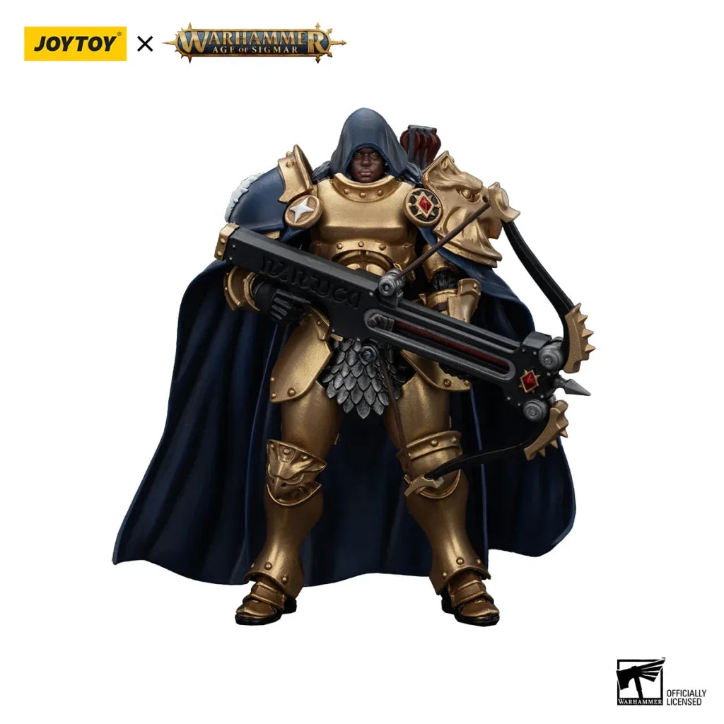 JOYTOY Warhammer AGE OF SIGMAR 1/18 Action Figures Stormcast EternalsThe Blacktalons - Shakana Goldenblade / 13.6cm