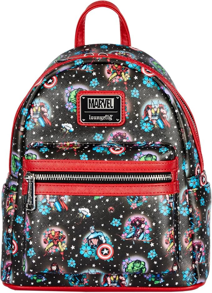 Loungefly Marvel Avengers Tattoo Mini Backpack - Loungefly