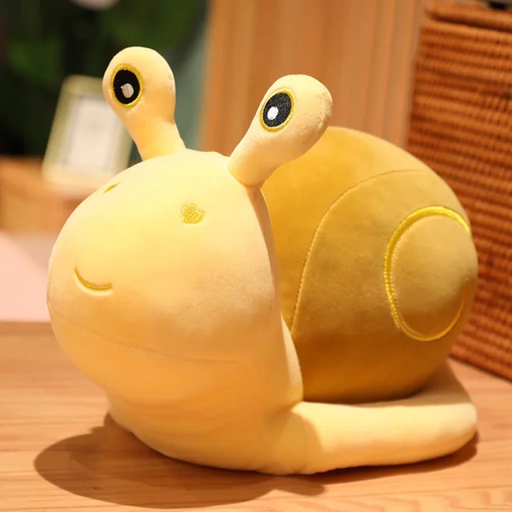 Lovely Snails Plush Toys - yellow / 20cm