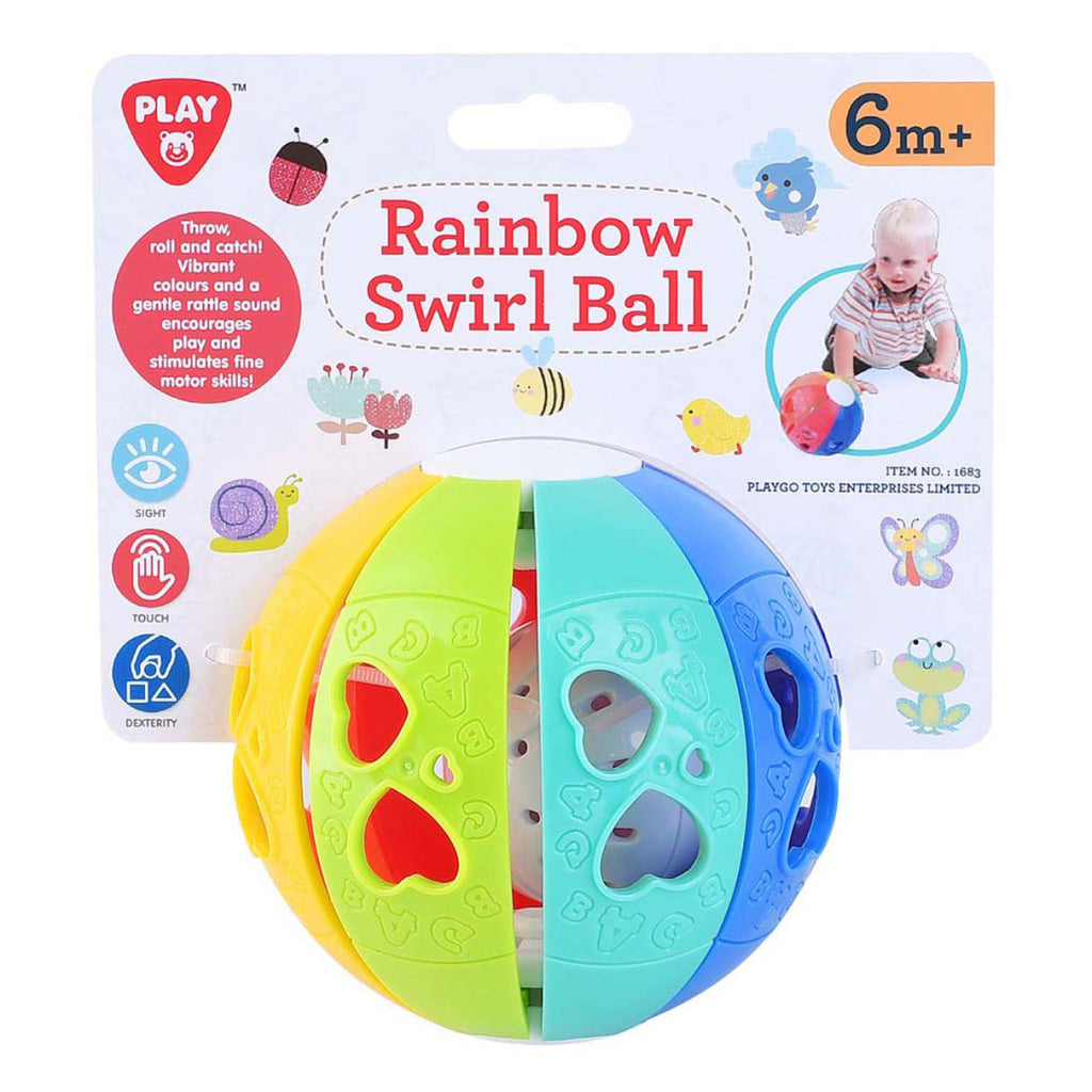 Playgo Rainbow Swirl Ball - Playgo