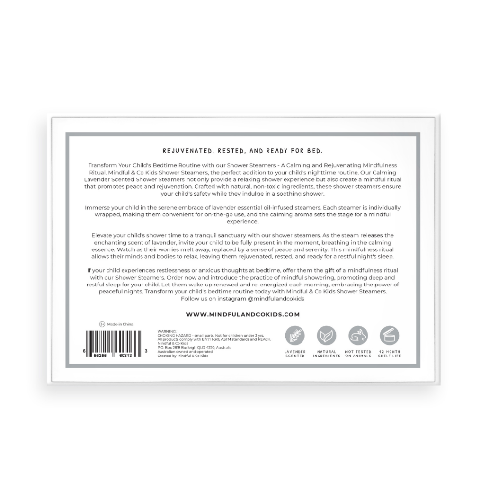 Sensory Shower Steamers