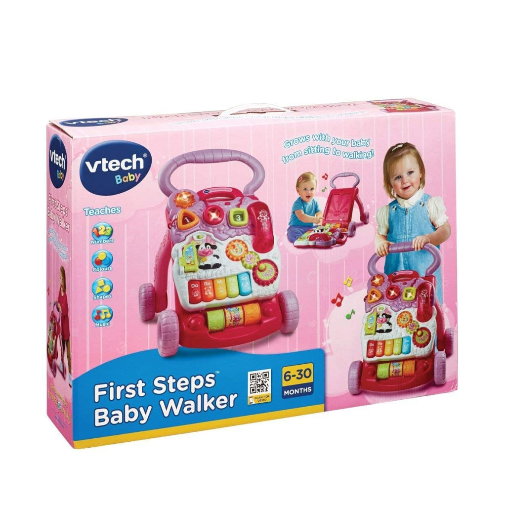 Vtech First Steps Baby Walker Pink - VTech