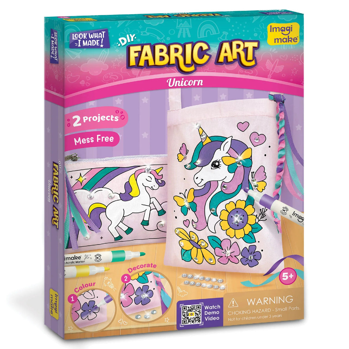 Unicorn Fabric Painting Craft Kit