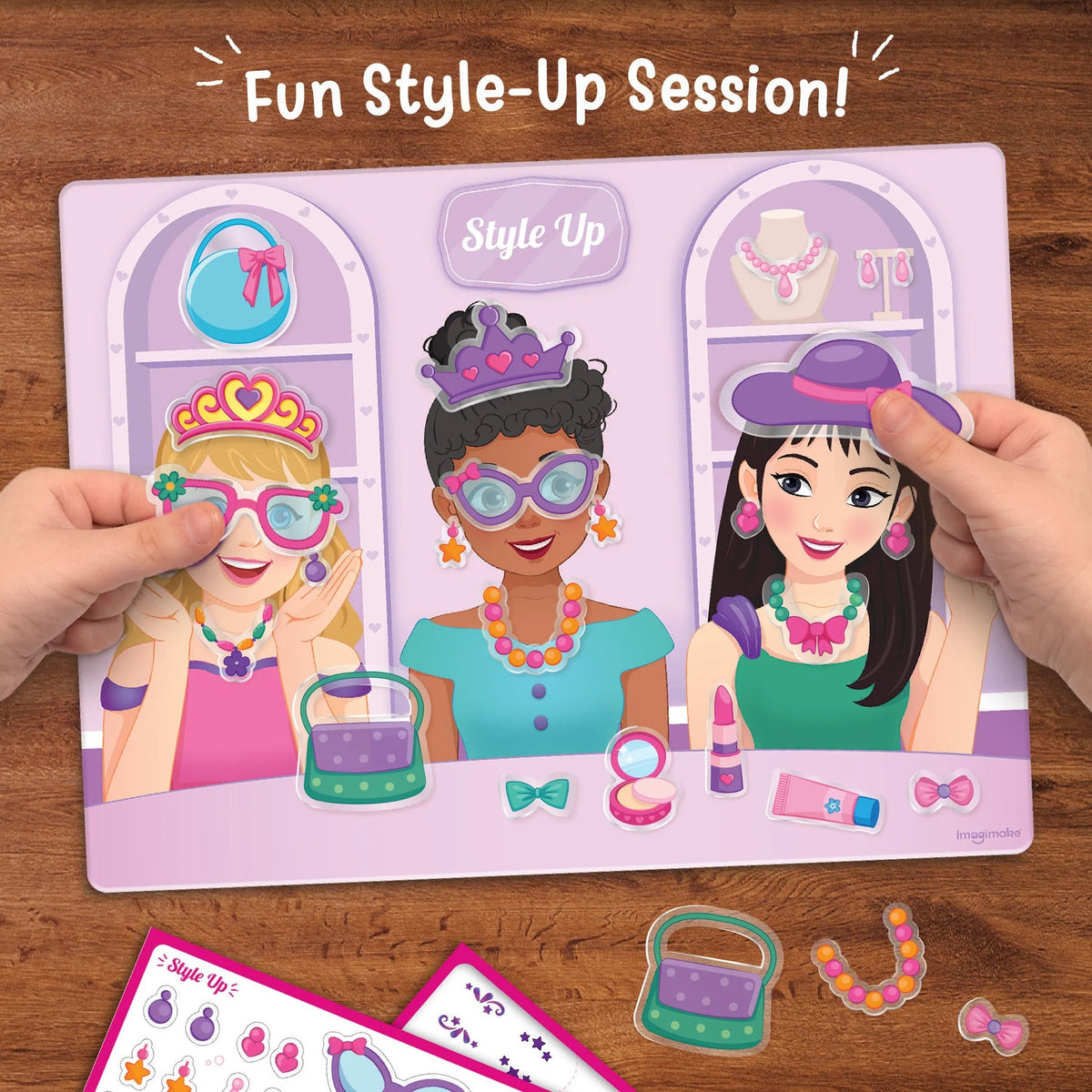 Hair & Makeup Reusable Sticker Activity Set