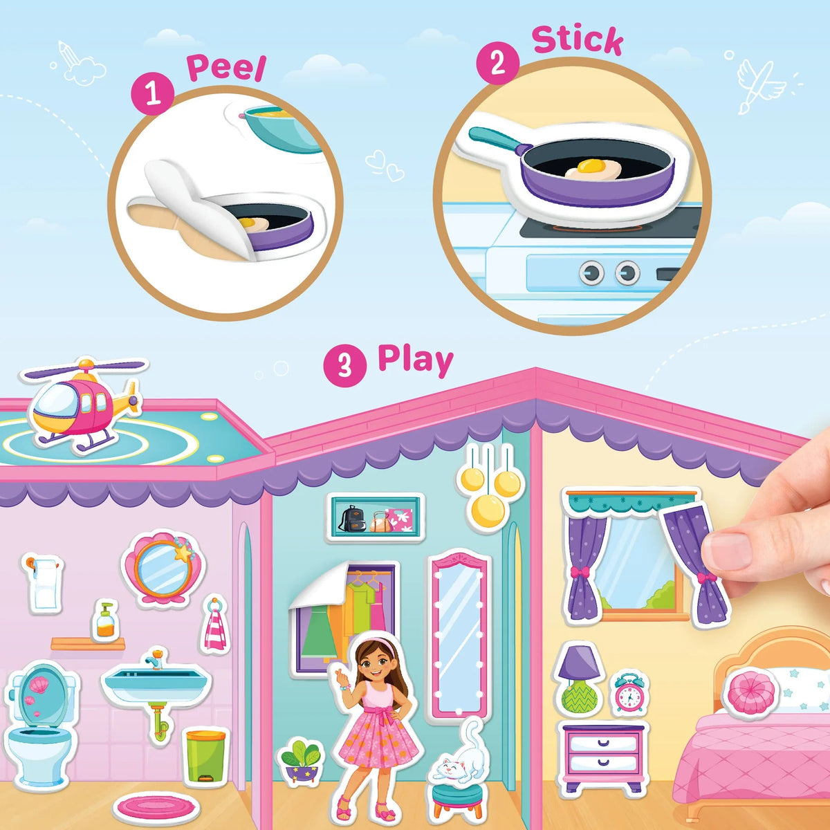 My Dream House Reusable Sticker Playset