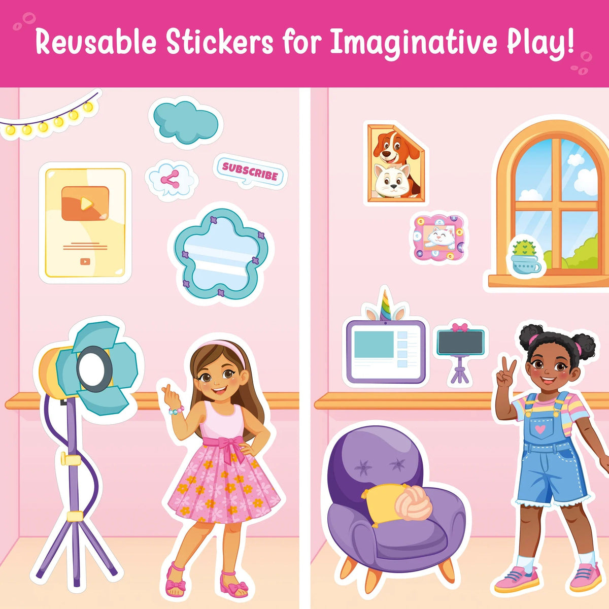 My Dream House Reusable Sticker Playset
