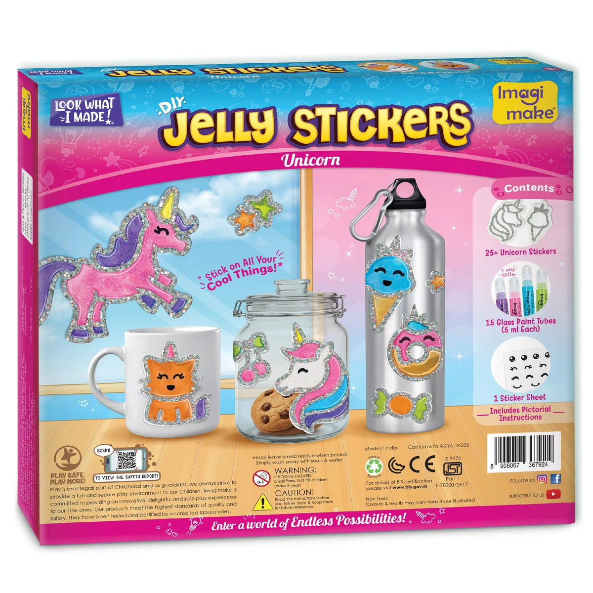 DIY Unicorn Jelly Sticker-Making Kit