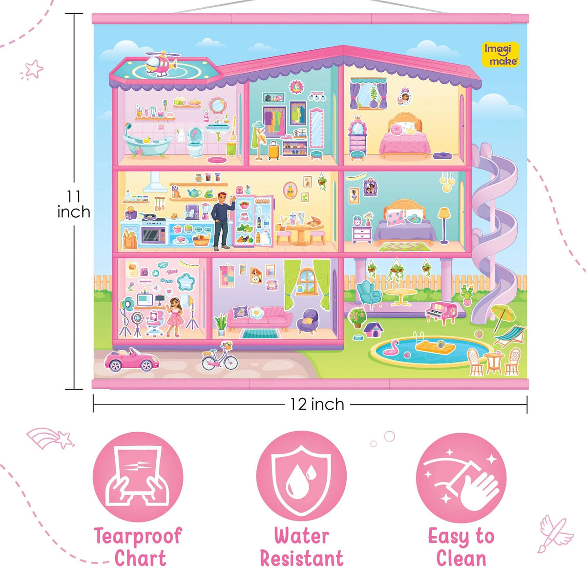 My Dream House Reusable Sticker Playset