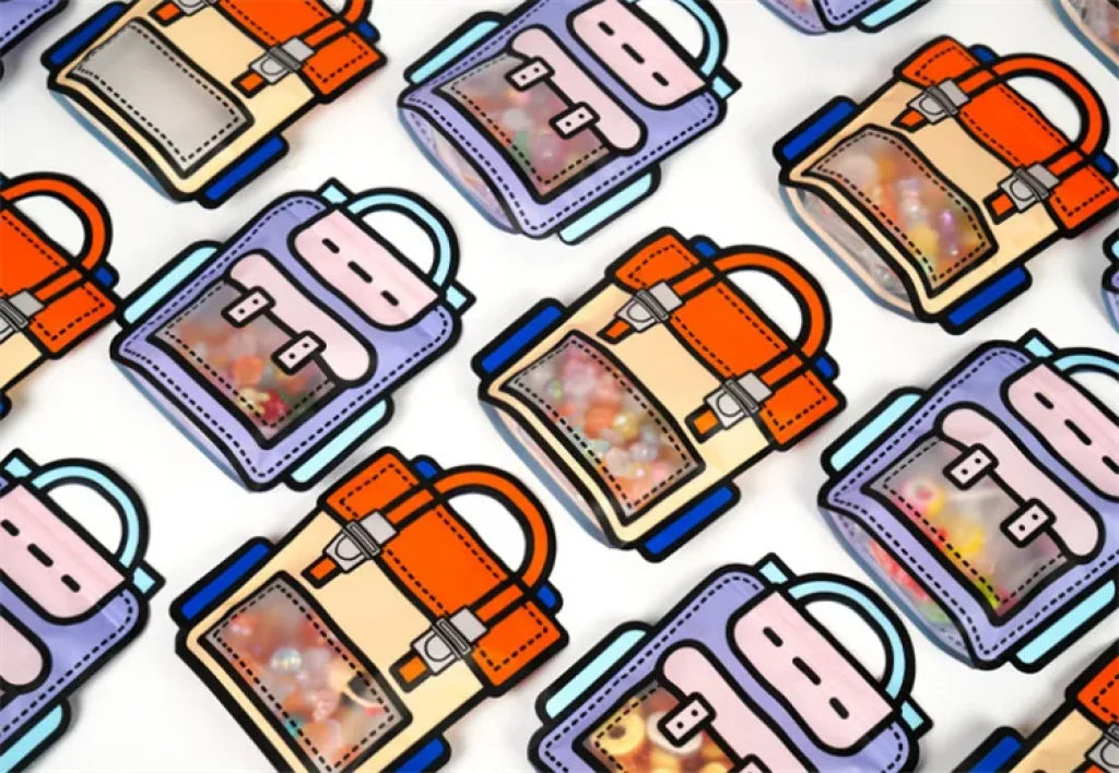 100Pcs School Bag Packaging Self-Lock For Kids Party