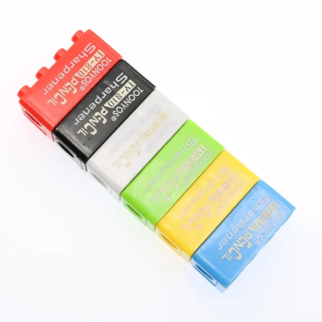 10Pcs Building Blocks Pencil Sharpener
