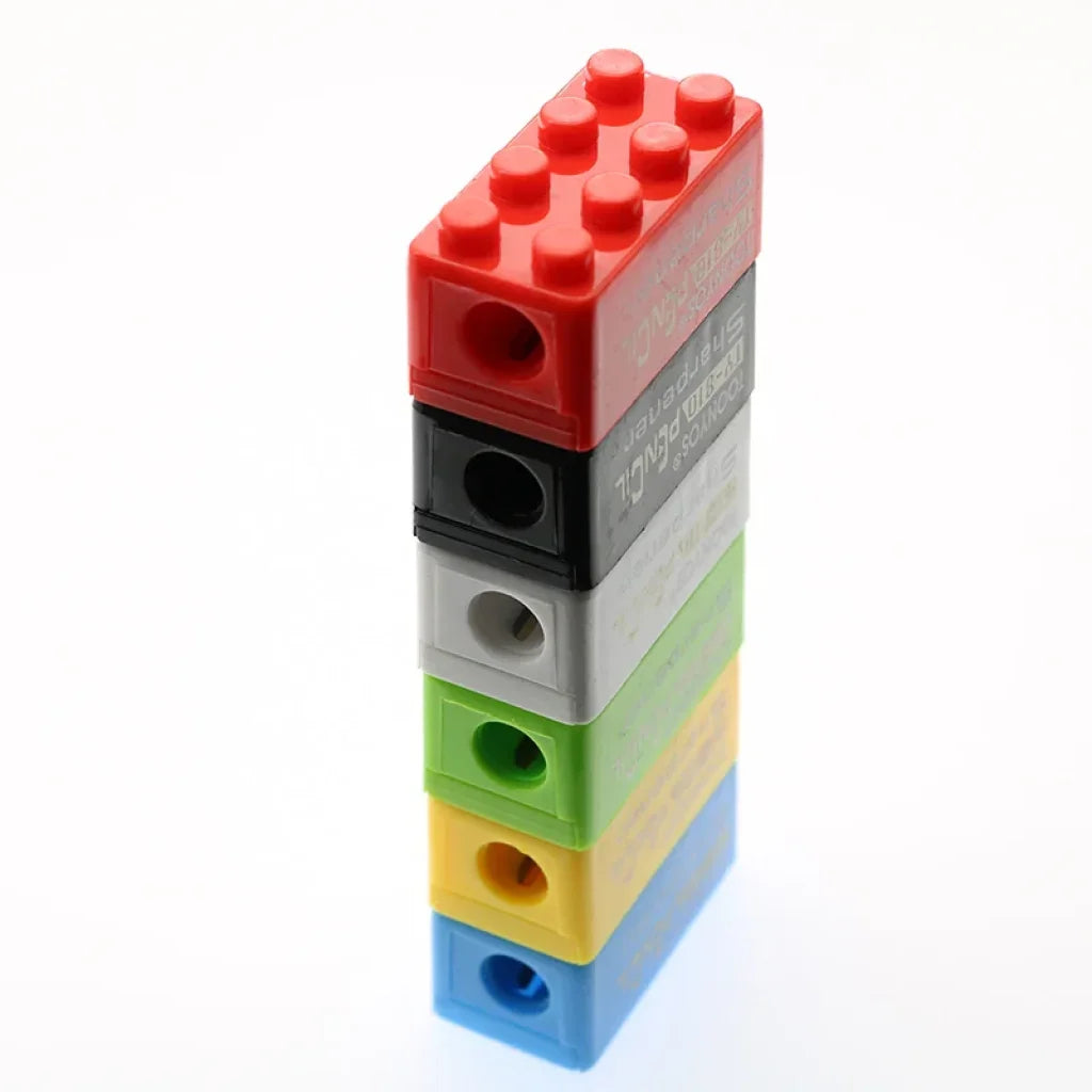 10Pcs Building Blocks Pencil Sharpener