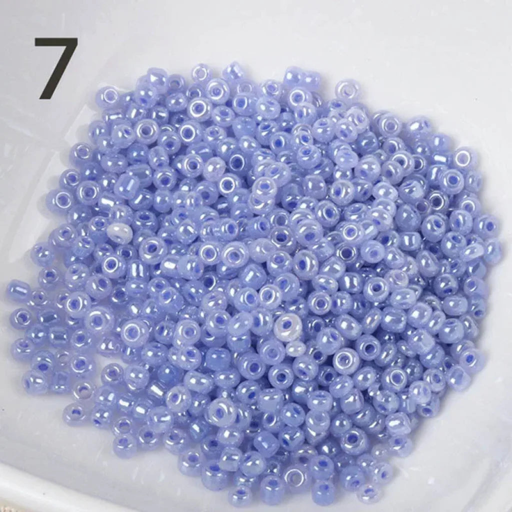 15 Colors 2Mm 3Mm 4Mm Cream Glass Czech Seed Spacer Beads