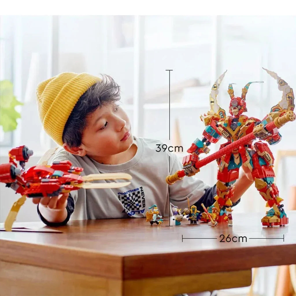 1705Pcs Goku Series Monkey King Super Mecha Building Blocks