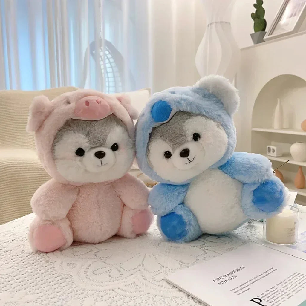20Cm Kaola Pig Husky Plush Pink