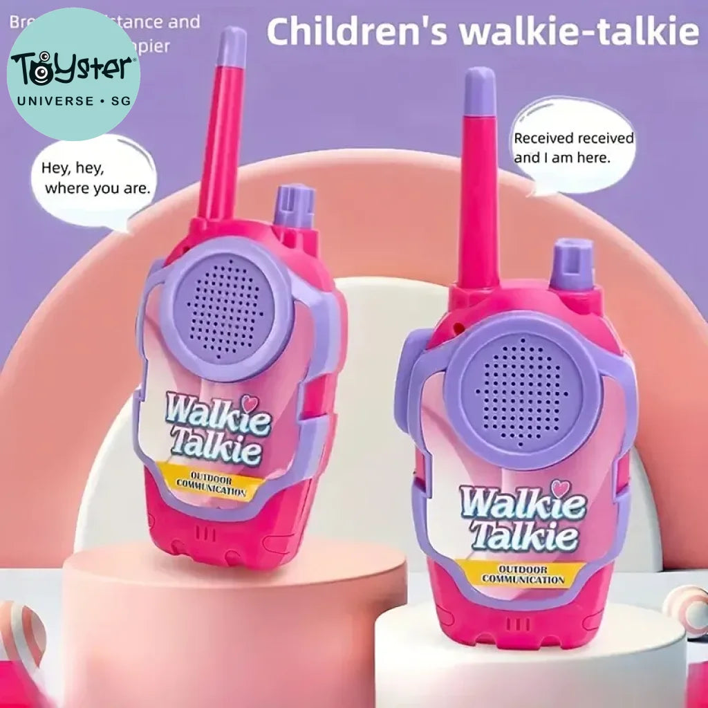 2Pcs Wireless Handheld Walkie Talkie 30M