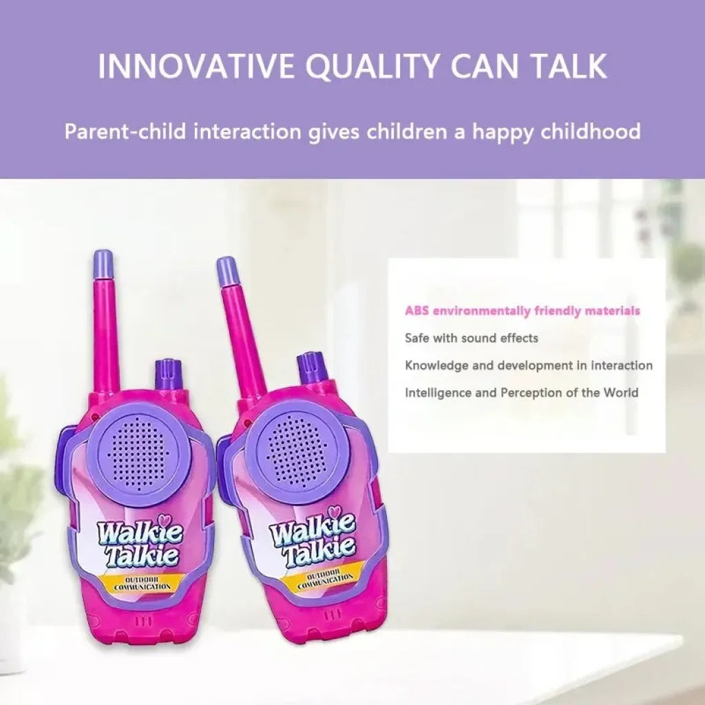 2Pcs Wireless Handheld Walkie Talkie 30M