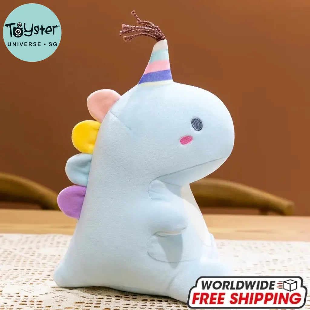 30Cm Blue Cute Dinosaur Plush Toy