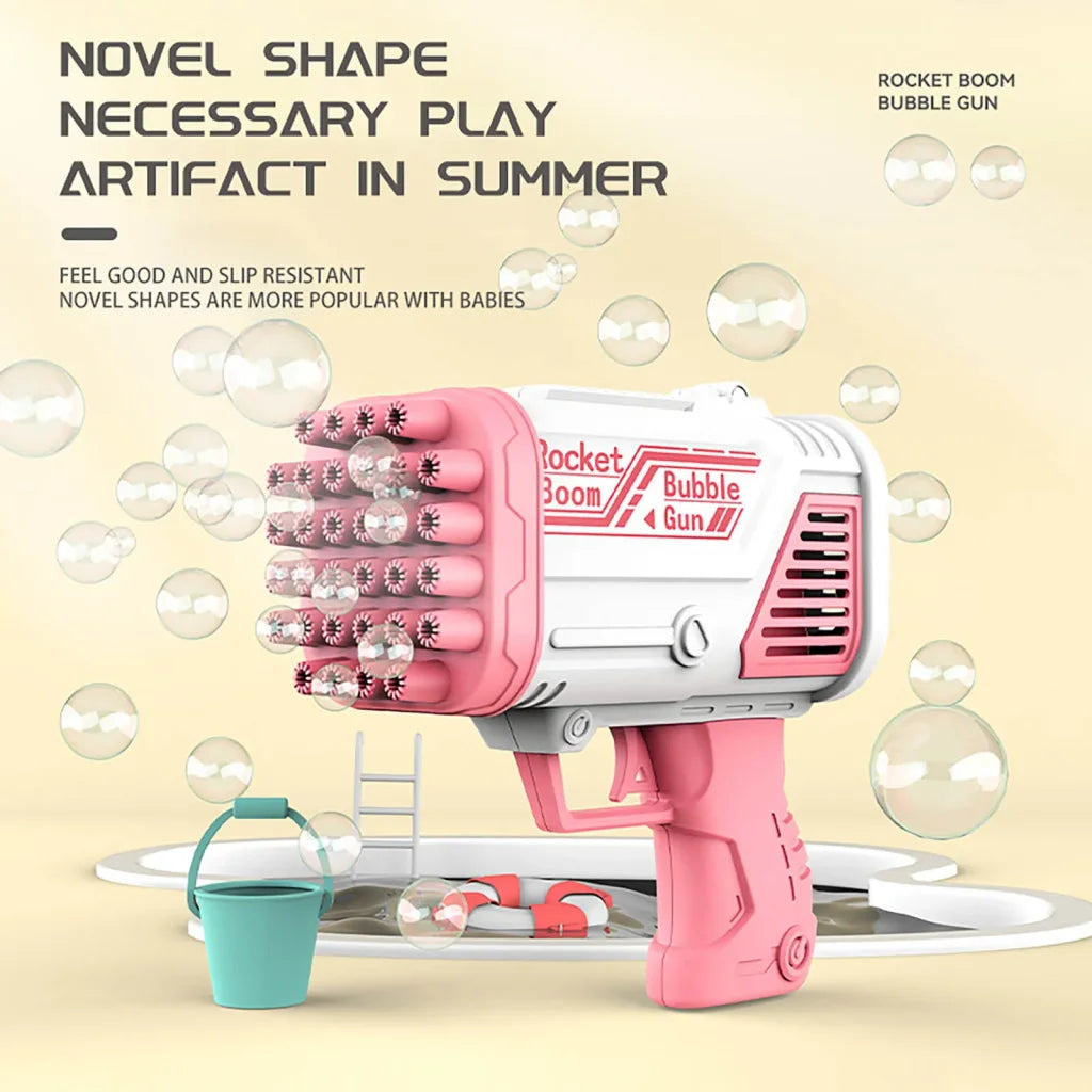 32-Hole Electric Bubble Automatic Gatling Bazooka Maker Machine