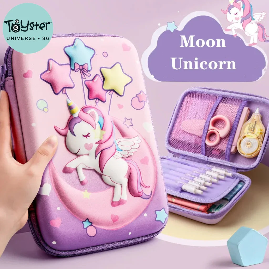 3D Eva Unicorn Cute Pencil Case Cartoon Stationery