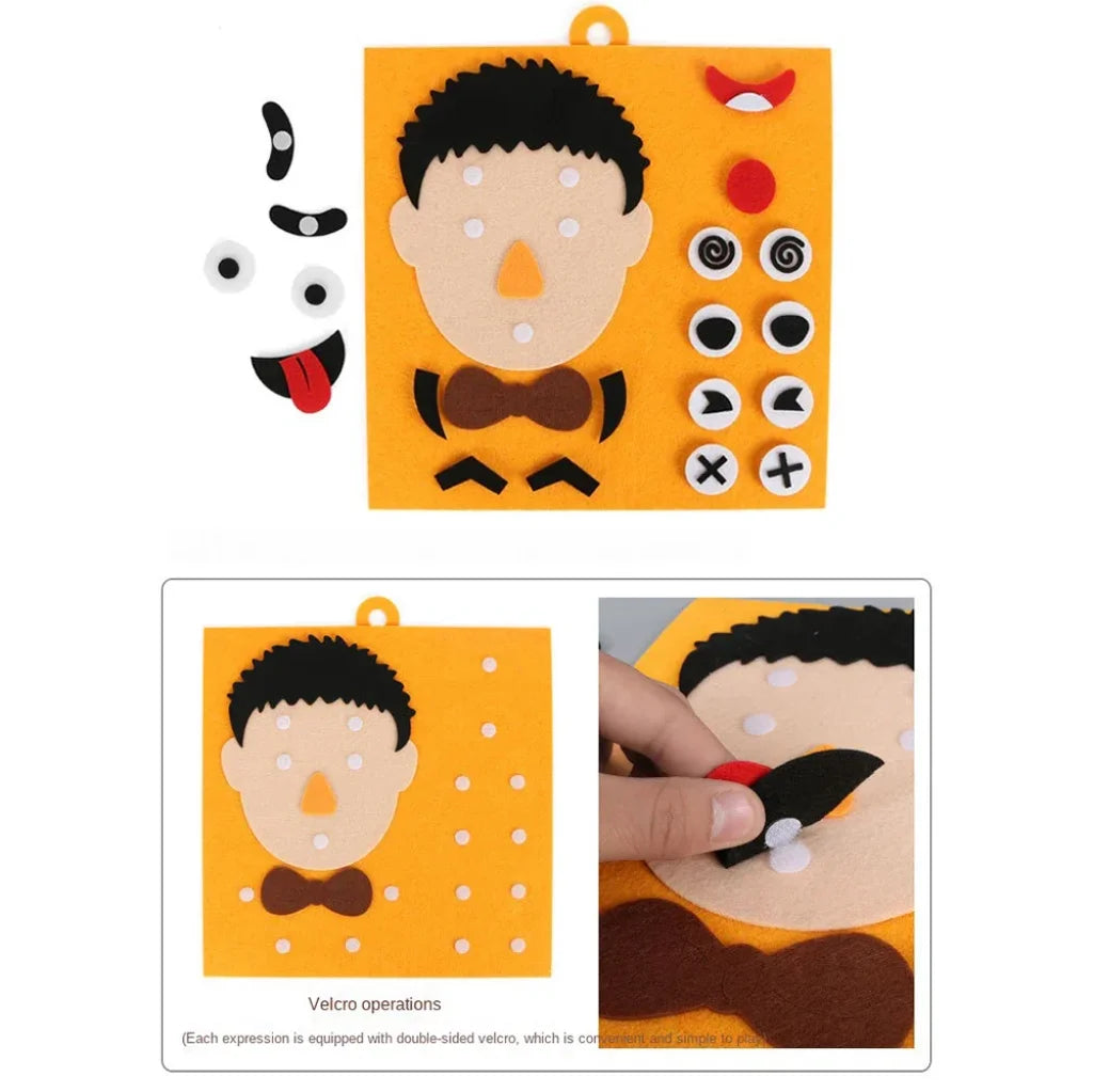 3D Facial Expression Game Learning Toys For Kids