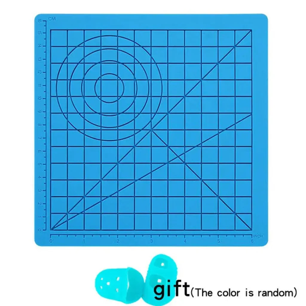 3D Printing Pen Silicone Mat - blue