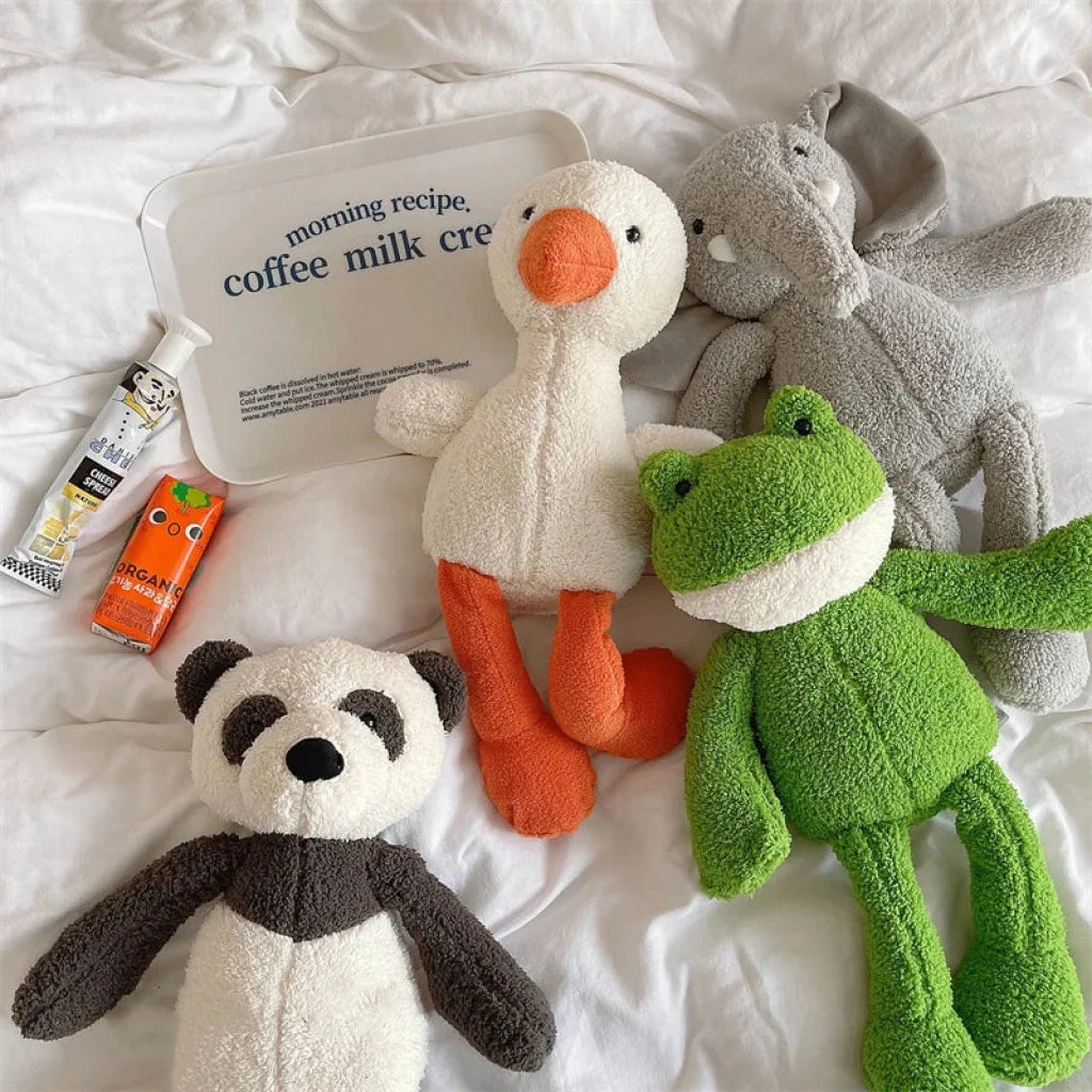40Cm Soft Toy Fluffy Long-Legged Frog Panda Elephant Chick