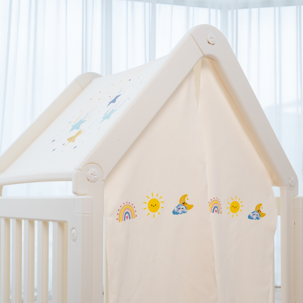 DreamNest Playpen House (with Fabric Canopy)
