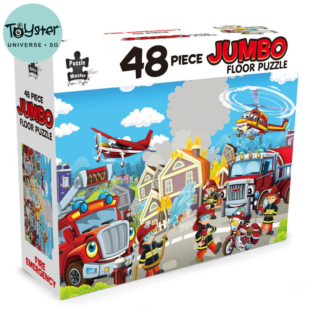 48 Piece Jumbo Floor Puzzle Fire Emergency Master