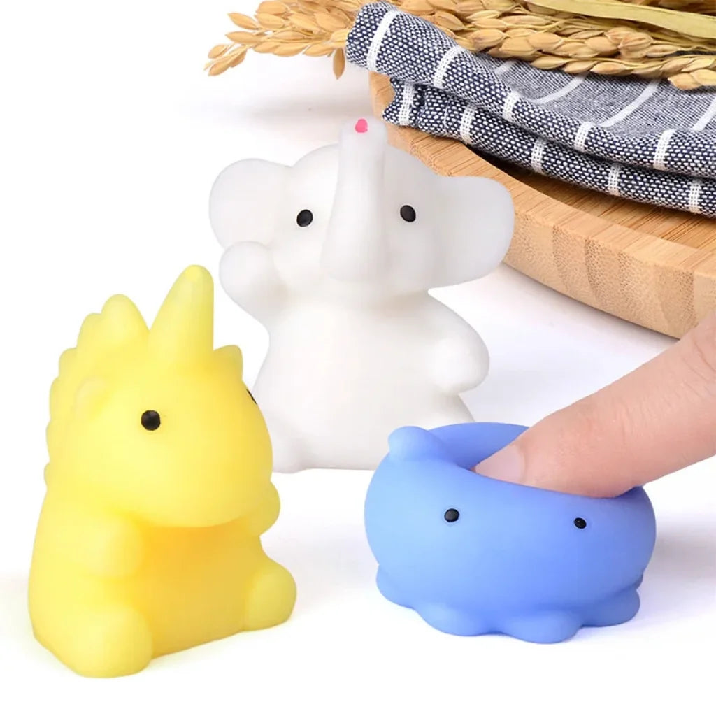 50-5Pcs Kawaii Squishies Mochi Anima Squishy Toys For Kids Antistress Ball Squeeze Party Favors