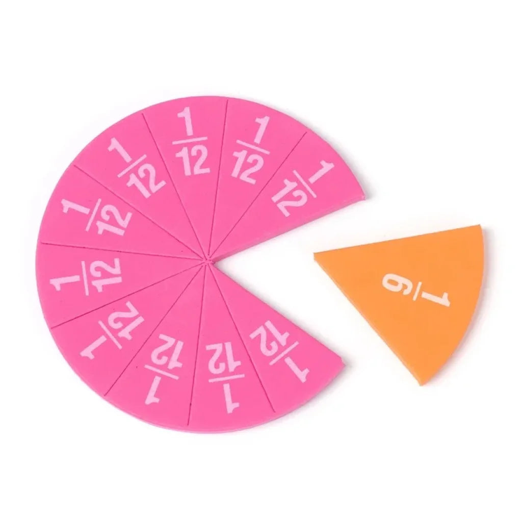 51Pcs Eva Round Shaped Fractions