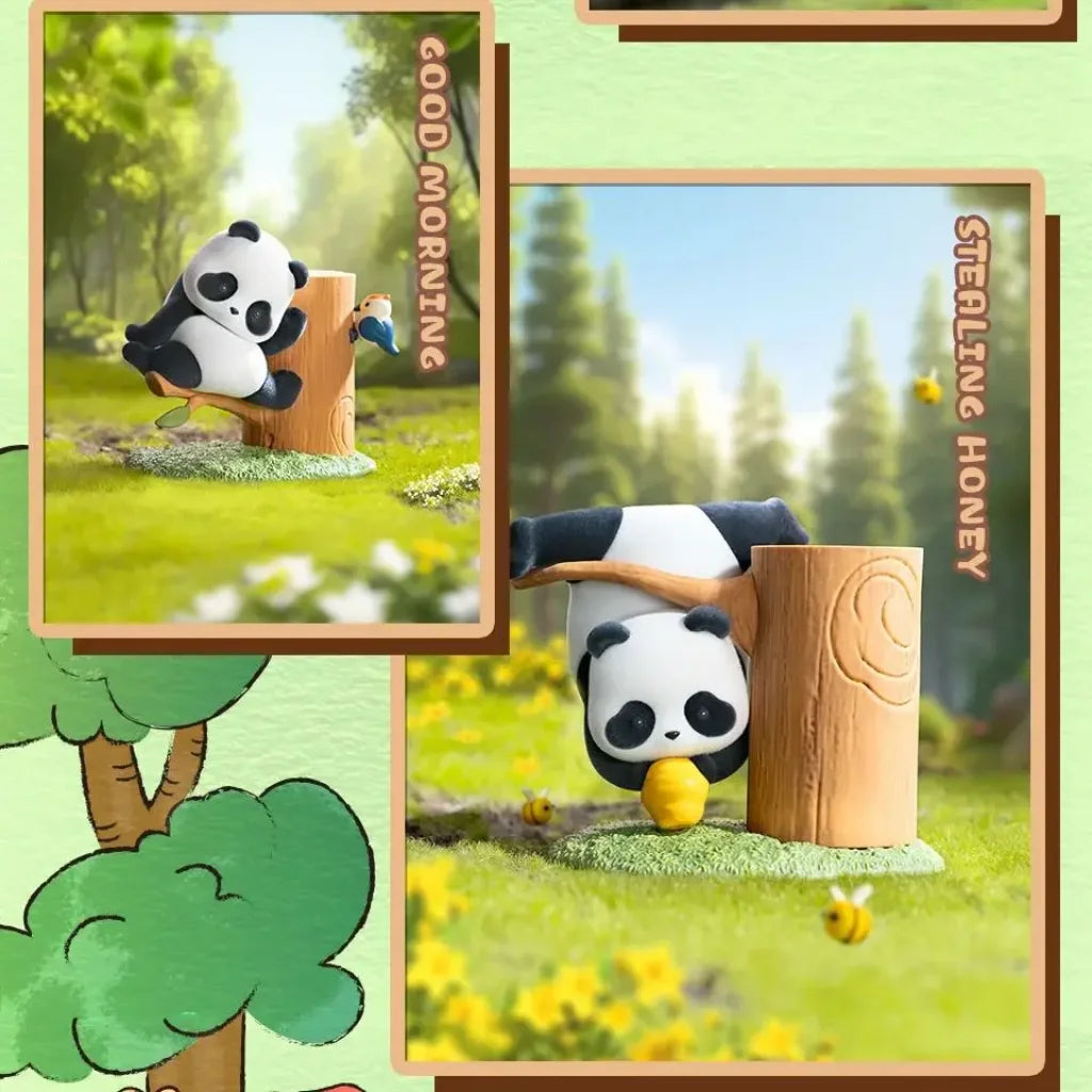 52Toys Blind Box Panda Roll Fruit Tree Climbing