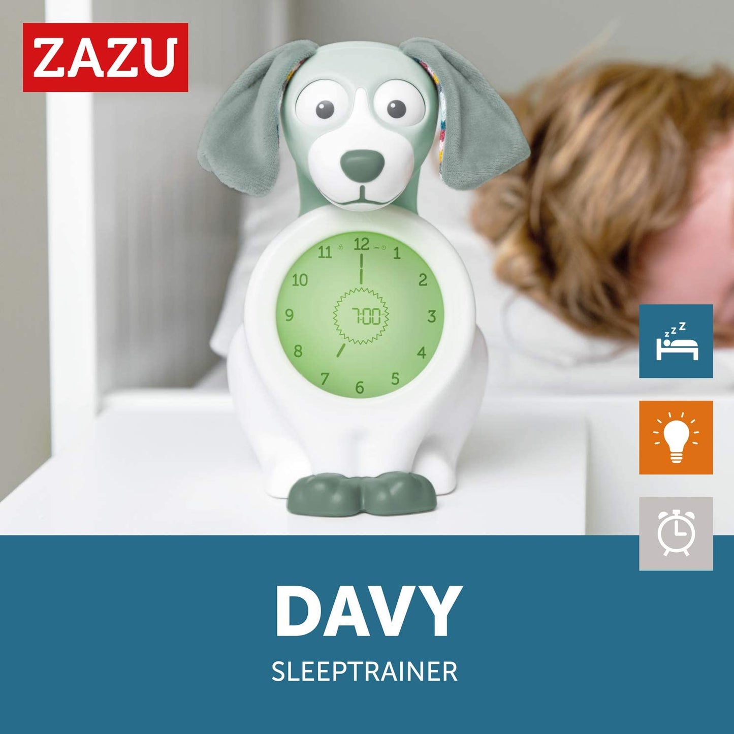 Sleep Trainer with Nightlight - Davy the Dog