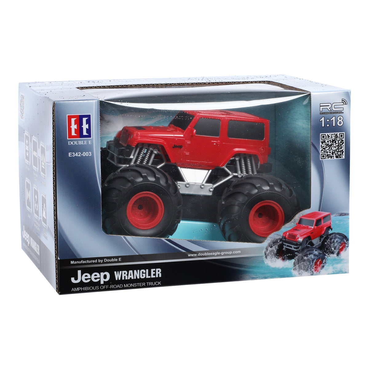Double Ejeep Wrangler Amphibious Rc E342 E