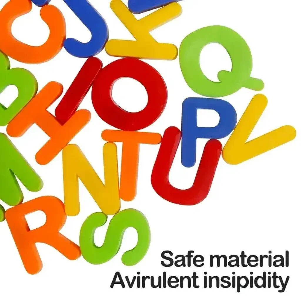 80Pcs Children’s Magnetic Letters English