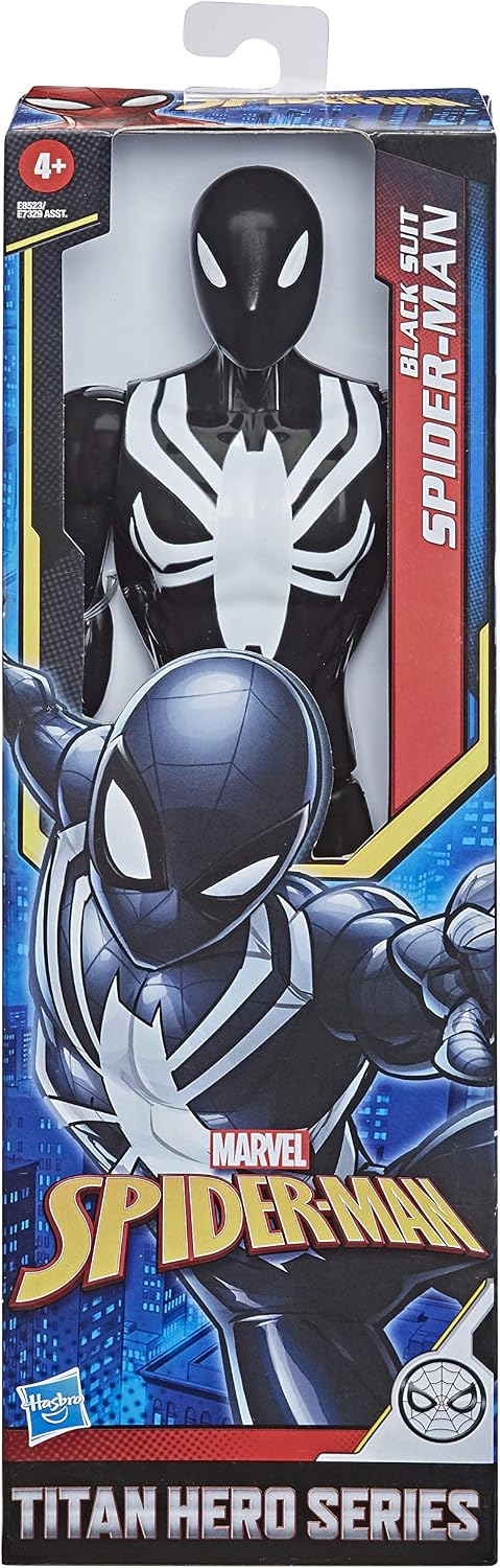 Hasbro Marvel Spider Man Titan Series Black Suit Spider man (U.P. $21.90)
