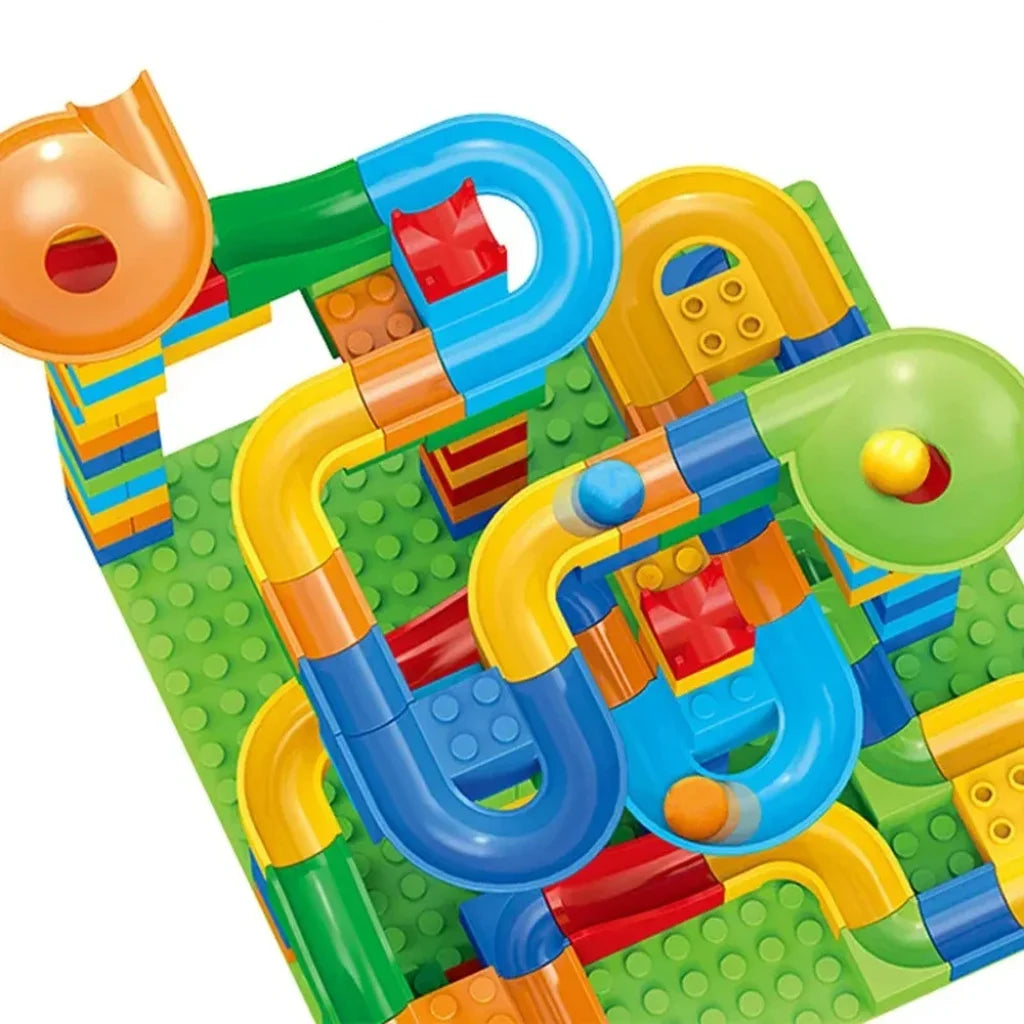 88Pcs Small Size Marble Race Blocks