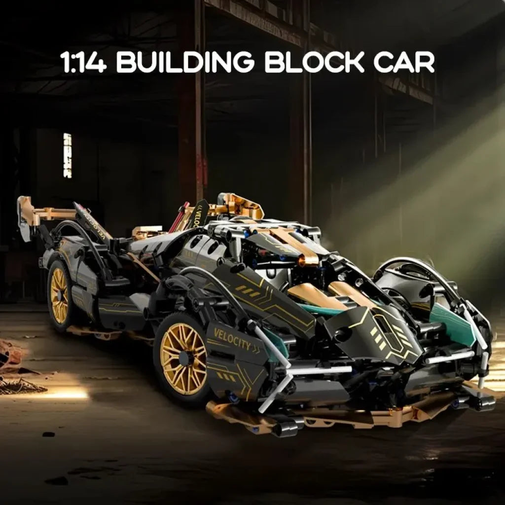 89109 Super Sports Car 900Pcs Building Block Cars 1:14