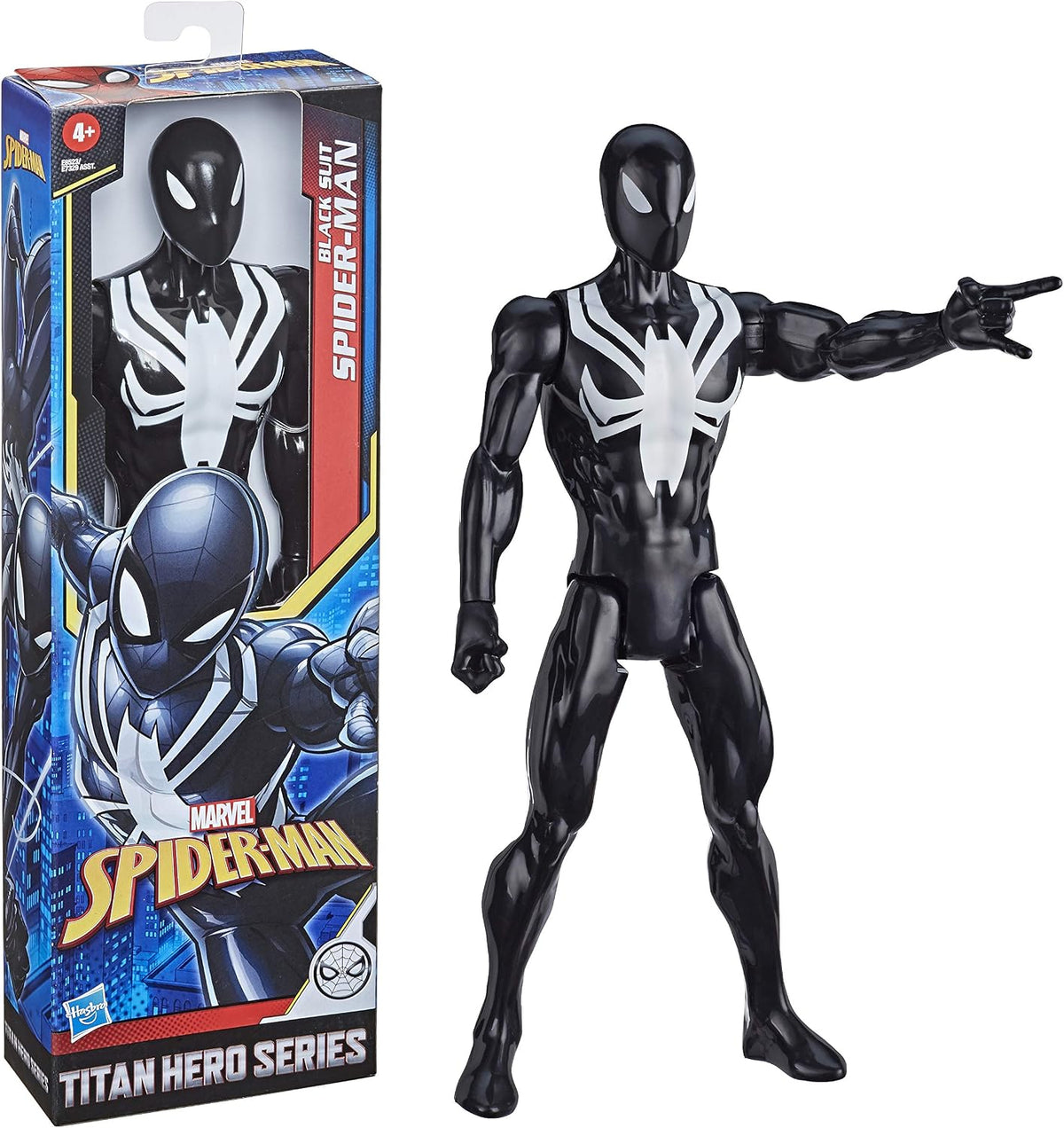 Hasbro Marvel Spider Man Titan Series Black Suit Spider man (U.P. $21.90)