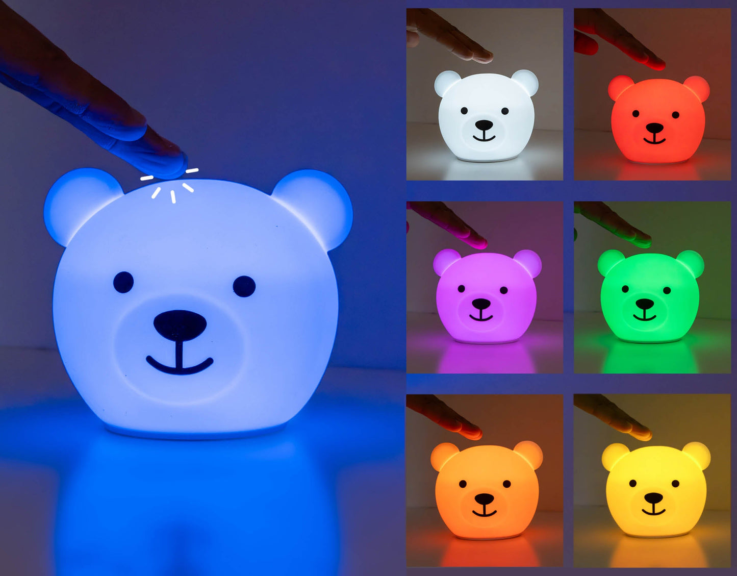 Bor the Bear - Multicolour Nightlight