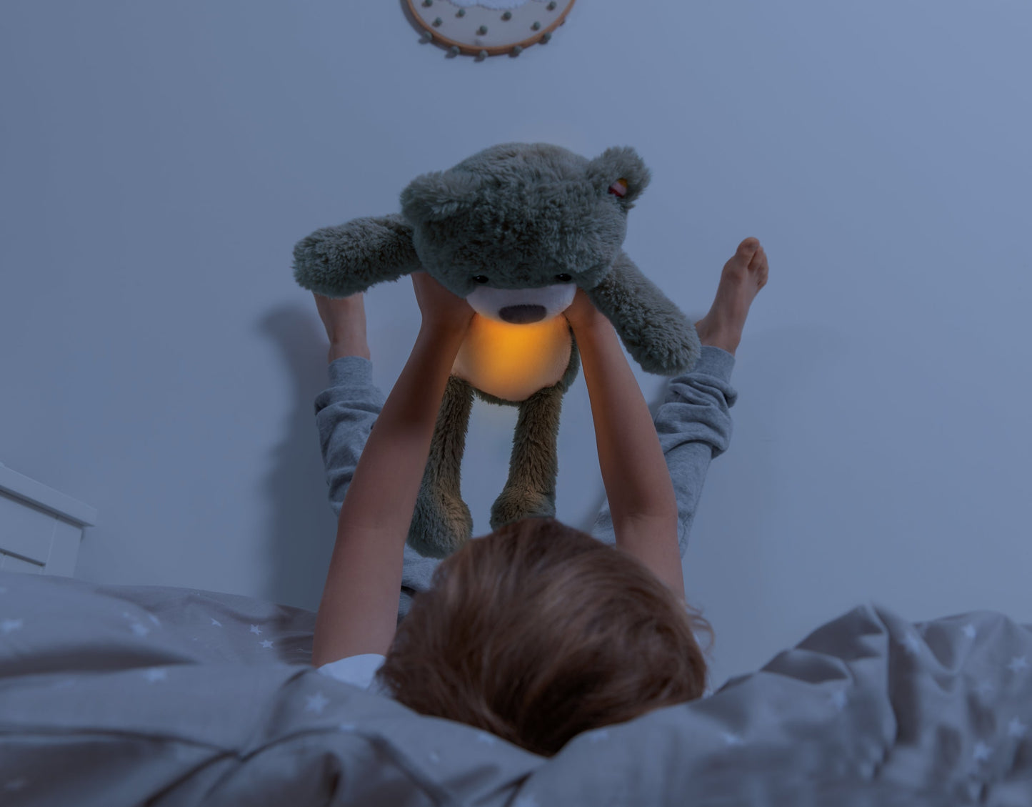 Sleeptrainer with Nightlight and Sound Machine - Brody the Bear