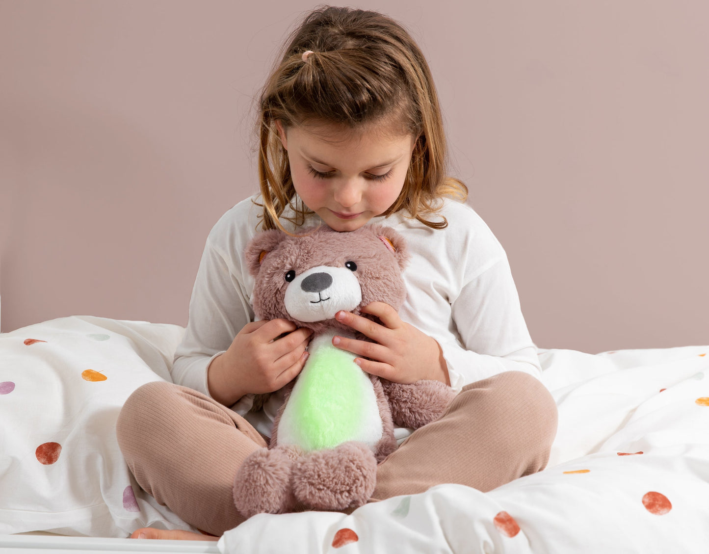 Sleeptrainer with Nightlight and Sound Machine - Brody the Bear