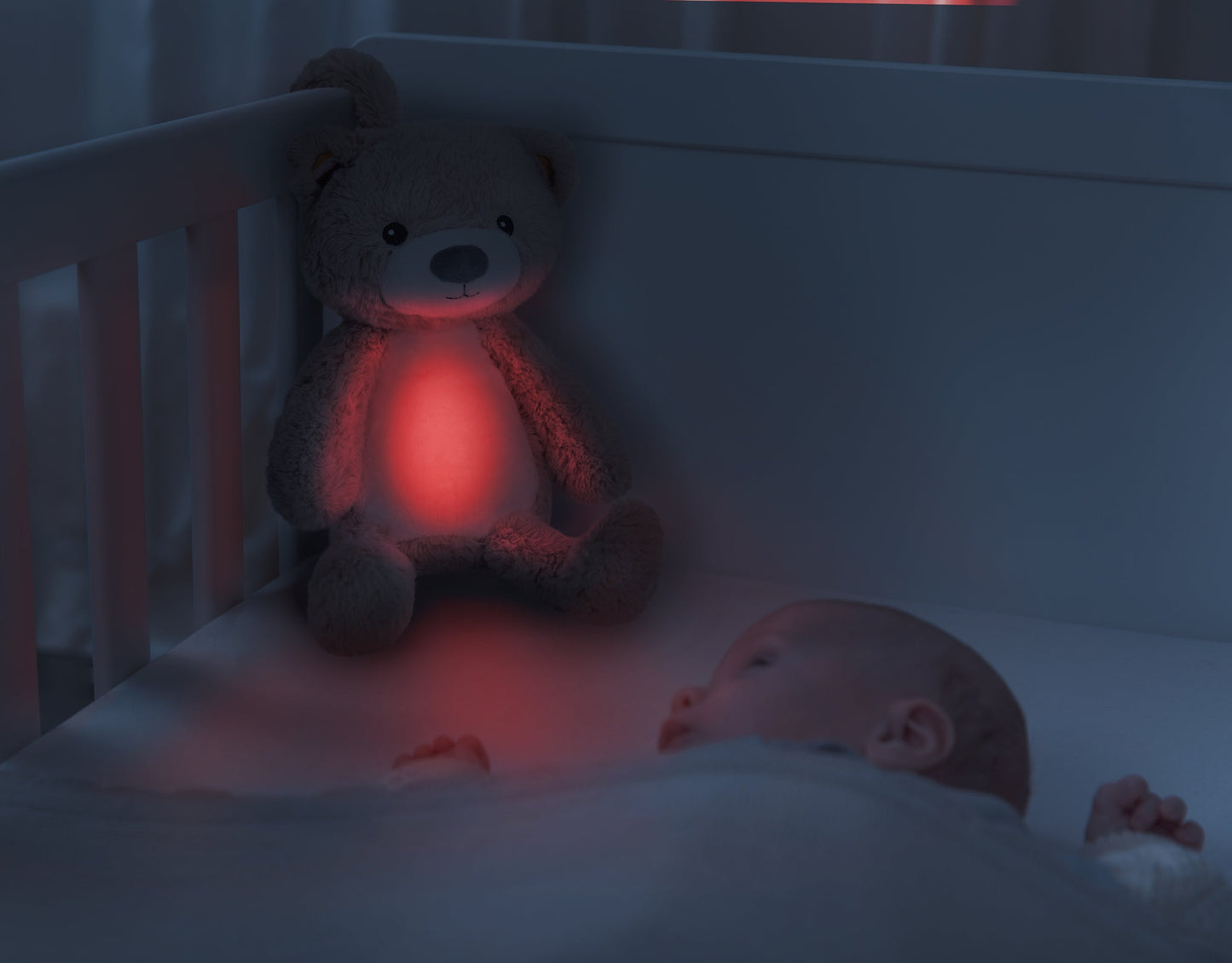 Sleeptrainer with Nightlight and Sound Machine - Brody the Bear