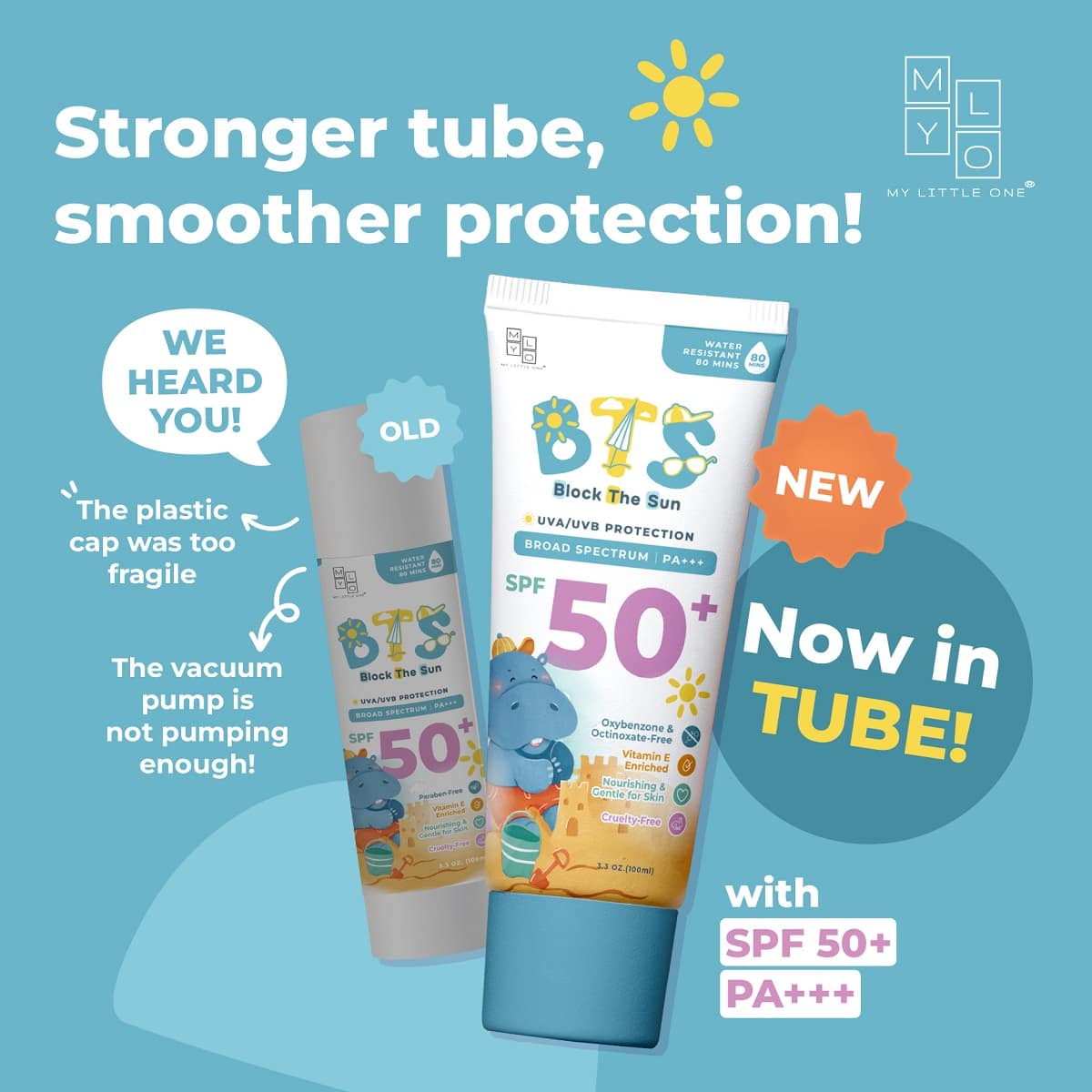 MyLO OTP Sunscreen Stick / Sunblock Lotion, Spray